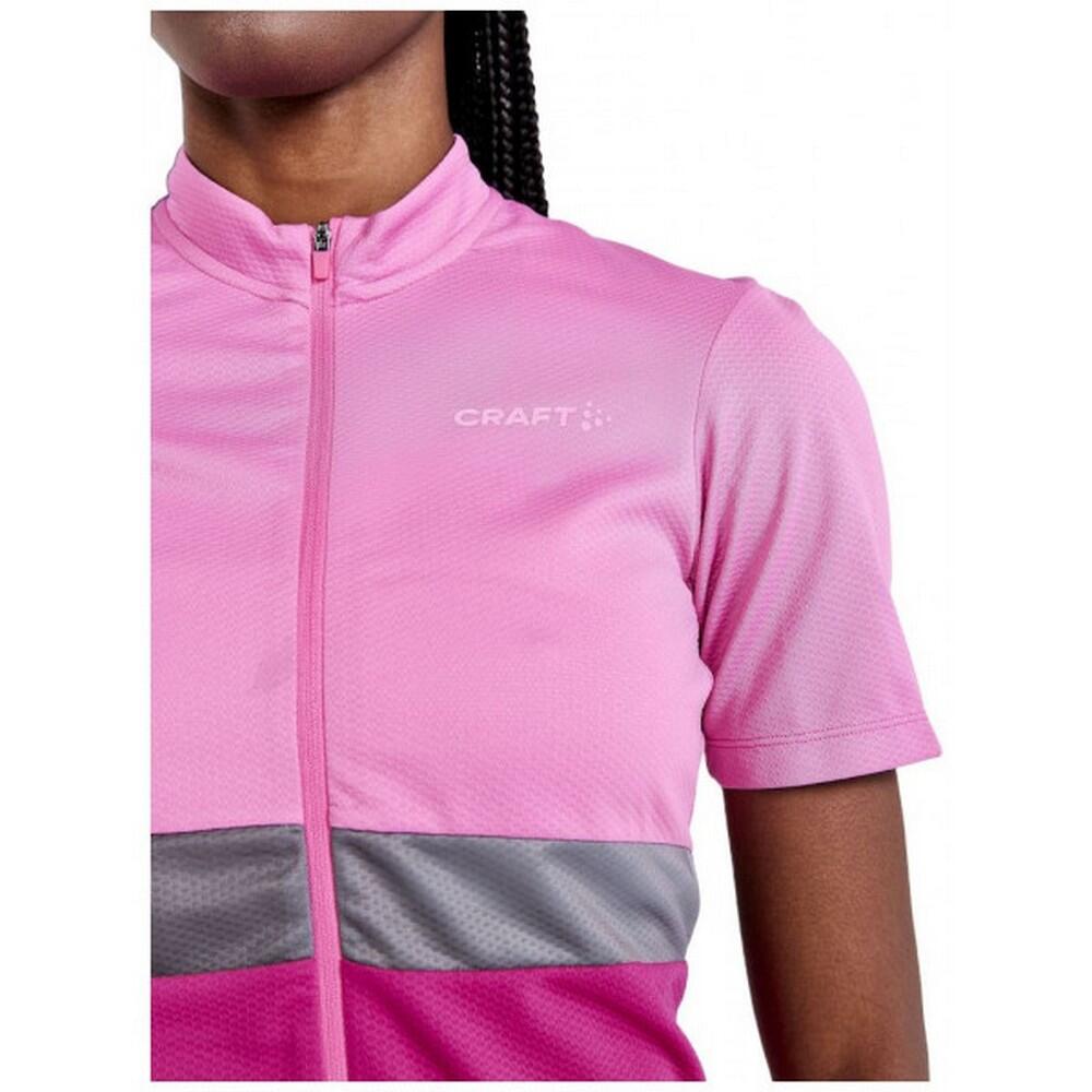 Womens/Ladies Core Endur Jersey (Camelia/Roxo) 4/4