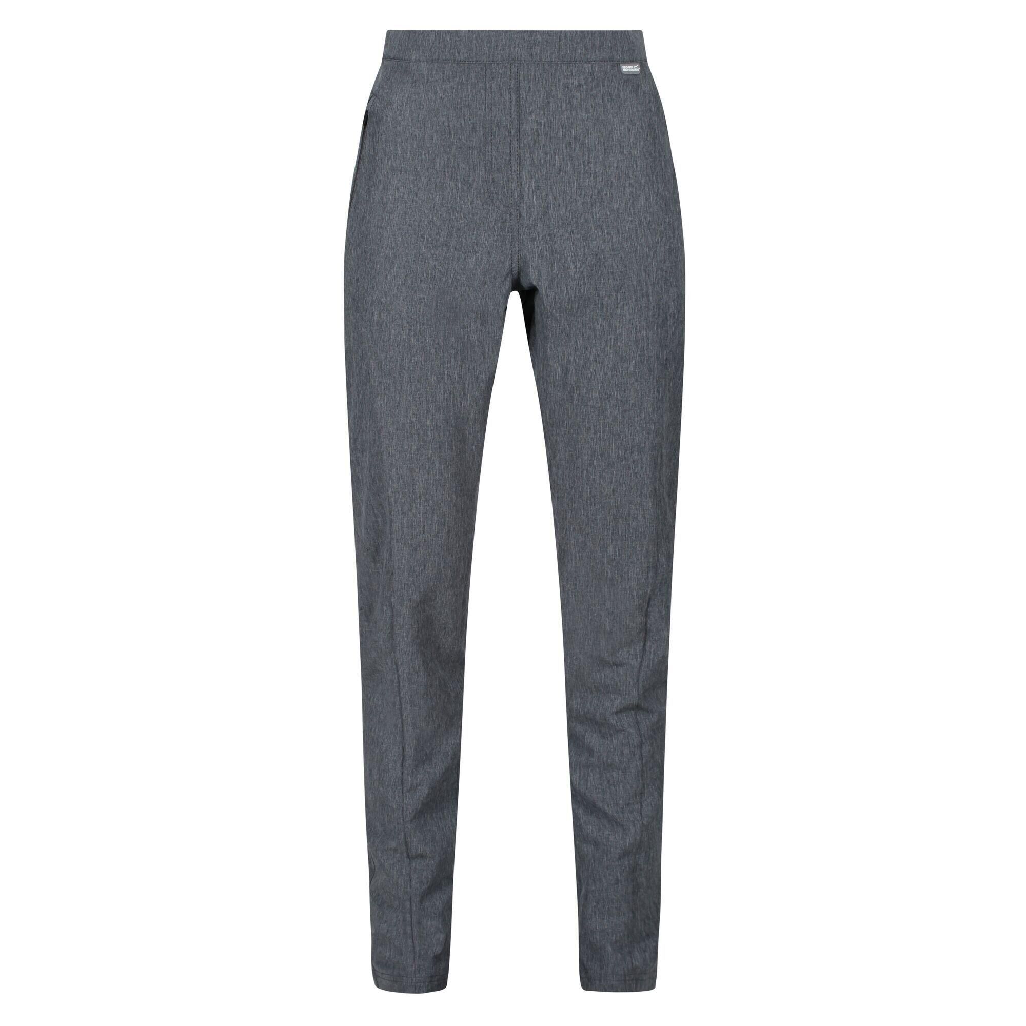 REGATTA Womens/Ladies Pentre Marl Hiking Trousers (Seal Grey)