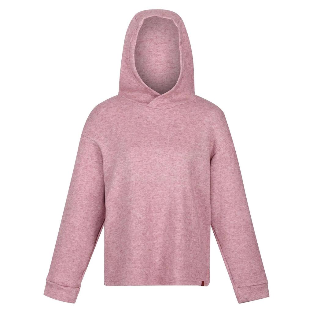 Womens/Ladies Kassidy Marl Hoodie (Cabernet)