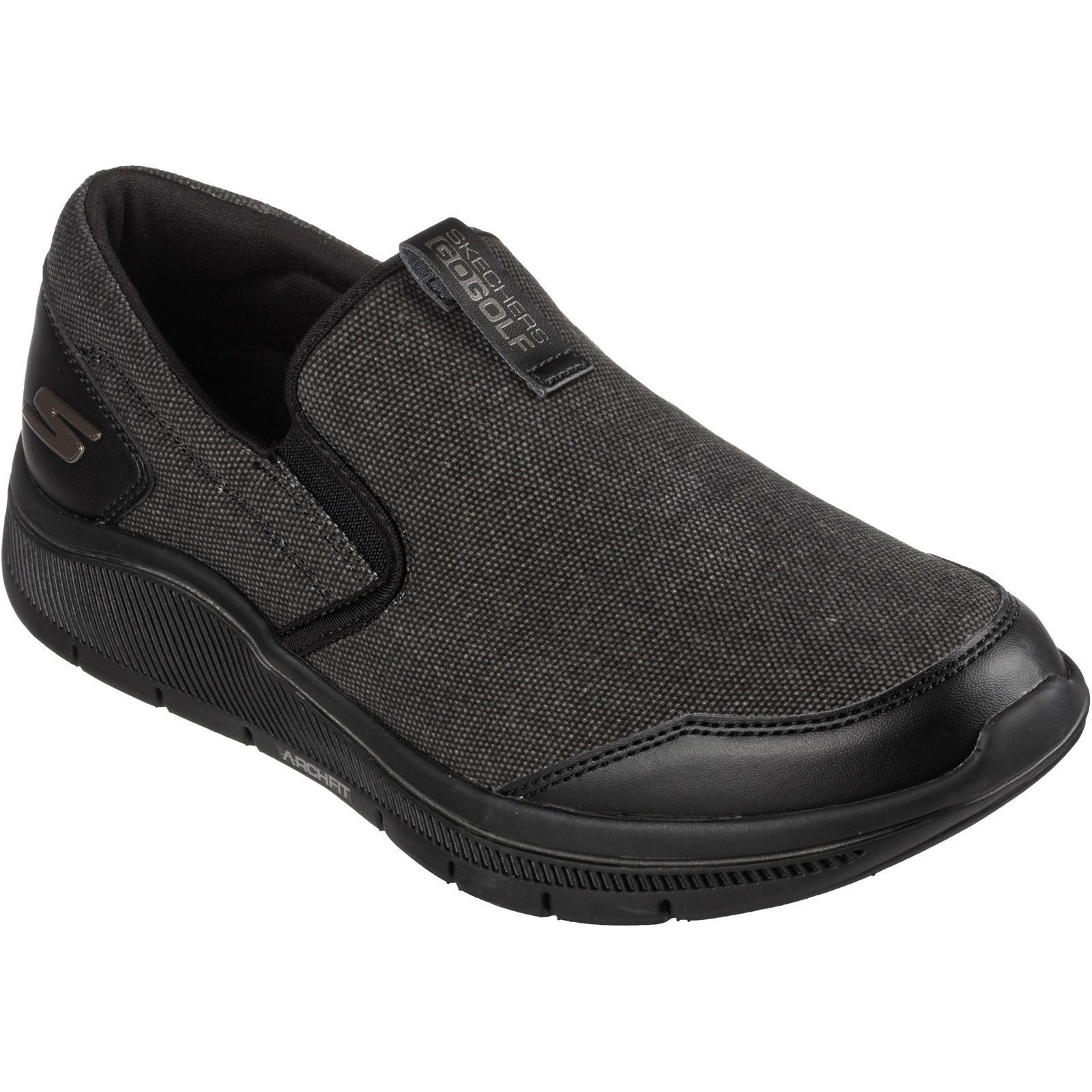 Mens Go Golf Arch Fit Golf Shoes (Black) 1/5