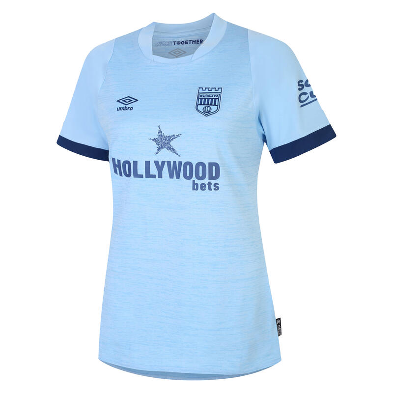 Brentford FC "2224 Second Kit" Trikot für Damen Blau/Marineblau