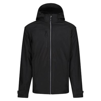 Heren 4 in 1 soft shell jas (zwart)