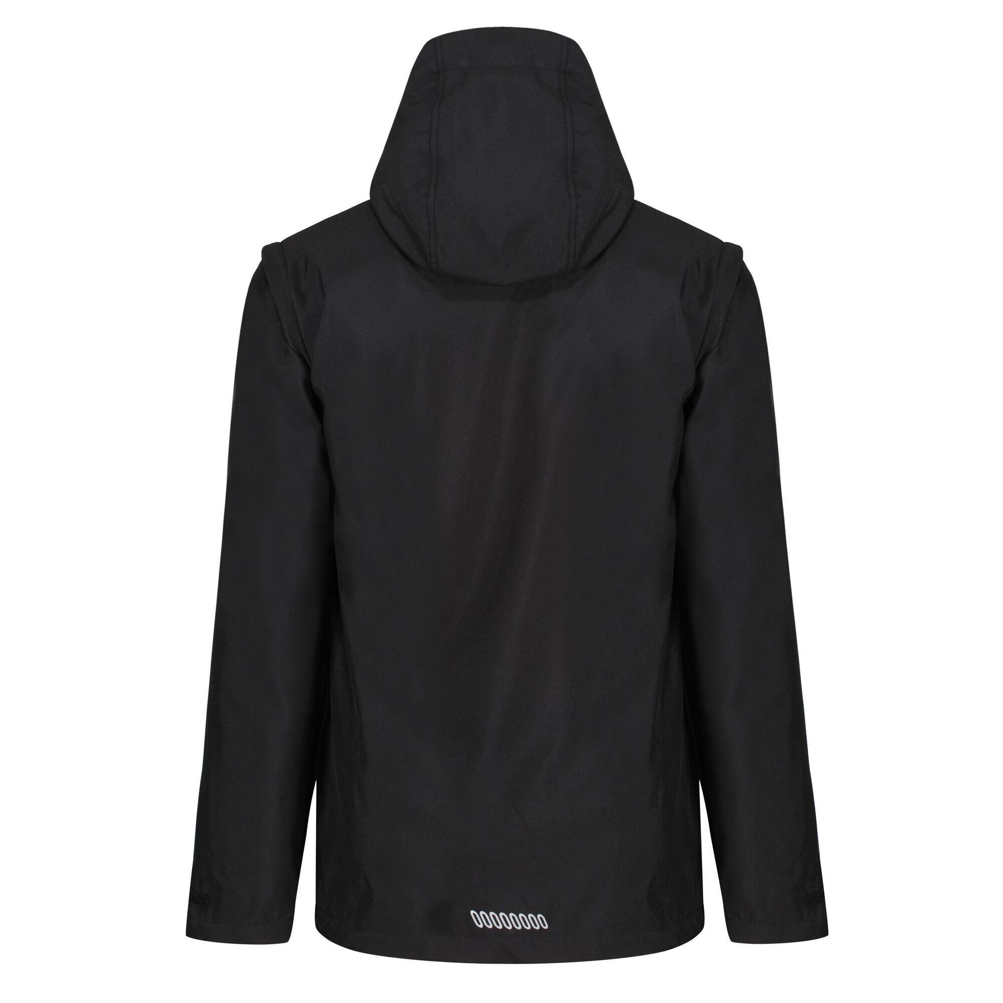 ERASMUS Men's Softshell Jacket (Black)