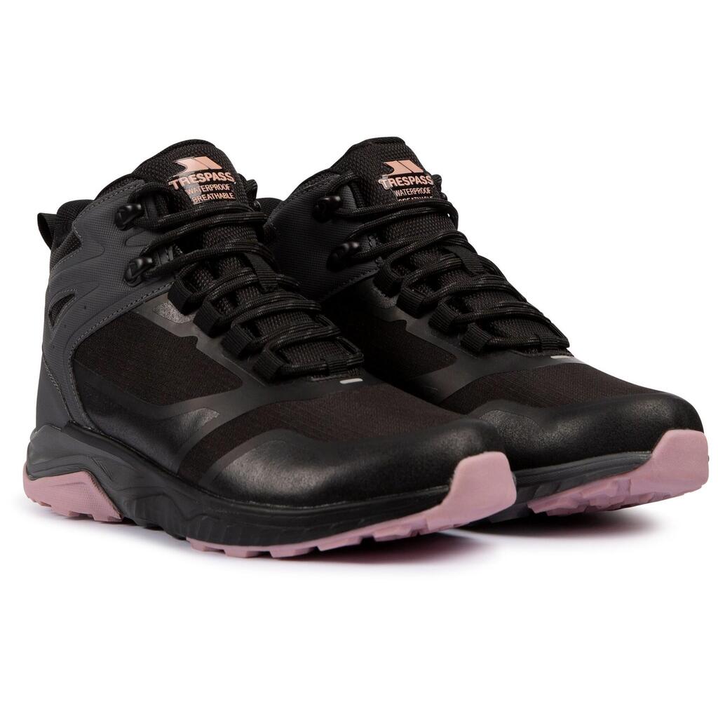 Womens/Ladies Alisa Walking Boots (Black)
