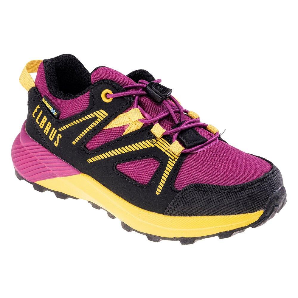 Elbrus - Chaussures De Marche Vapus Enfant (fuchsia / Noir / Jaune) - Chaussures De Sport - Jaune|noir|rose - 32 - Decathlon
