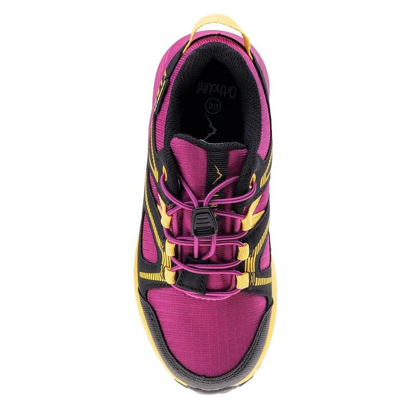 Scarpe Da Passeggio Impermeabile Bambini Elbrus Vapus Fucsia Nero Giallo