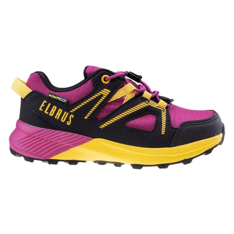 Scarpe Da Passeggio Impermeabile Bambini Elbrus Vapus Fucsia Nero Giallo