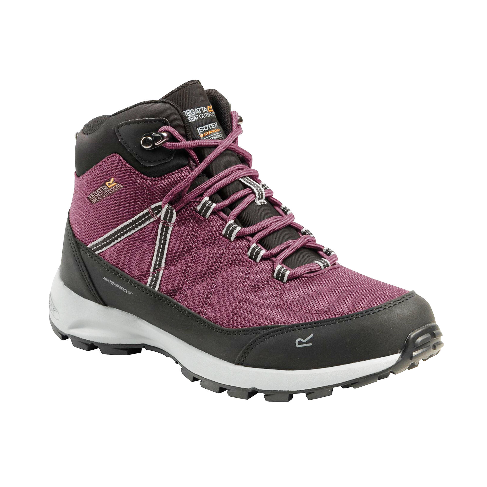 SAMARIS LITE Women's walking boots (Purple / Black)