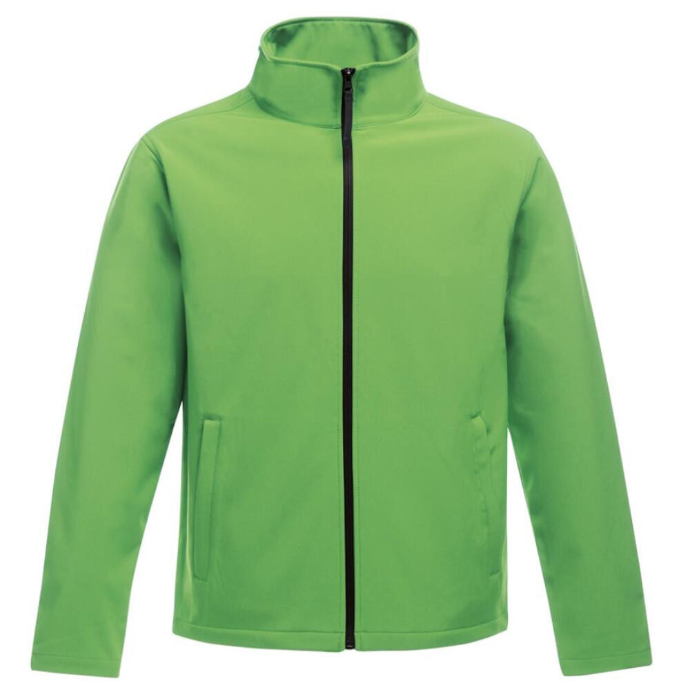 REGATTA Standout Mens Ablaze Printable Soft Shell Jacket (Extreme Green/Black)