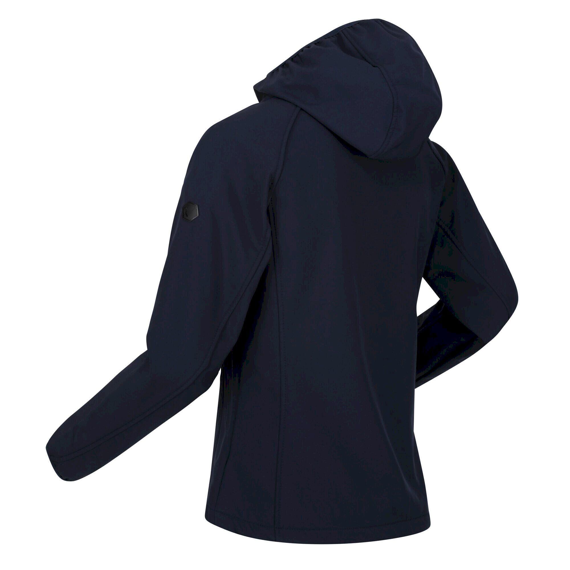 Womens/Ladies Ared III Soft Shell Jacket (Navy) 3/5