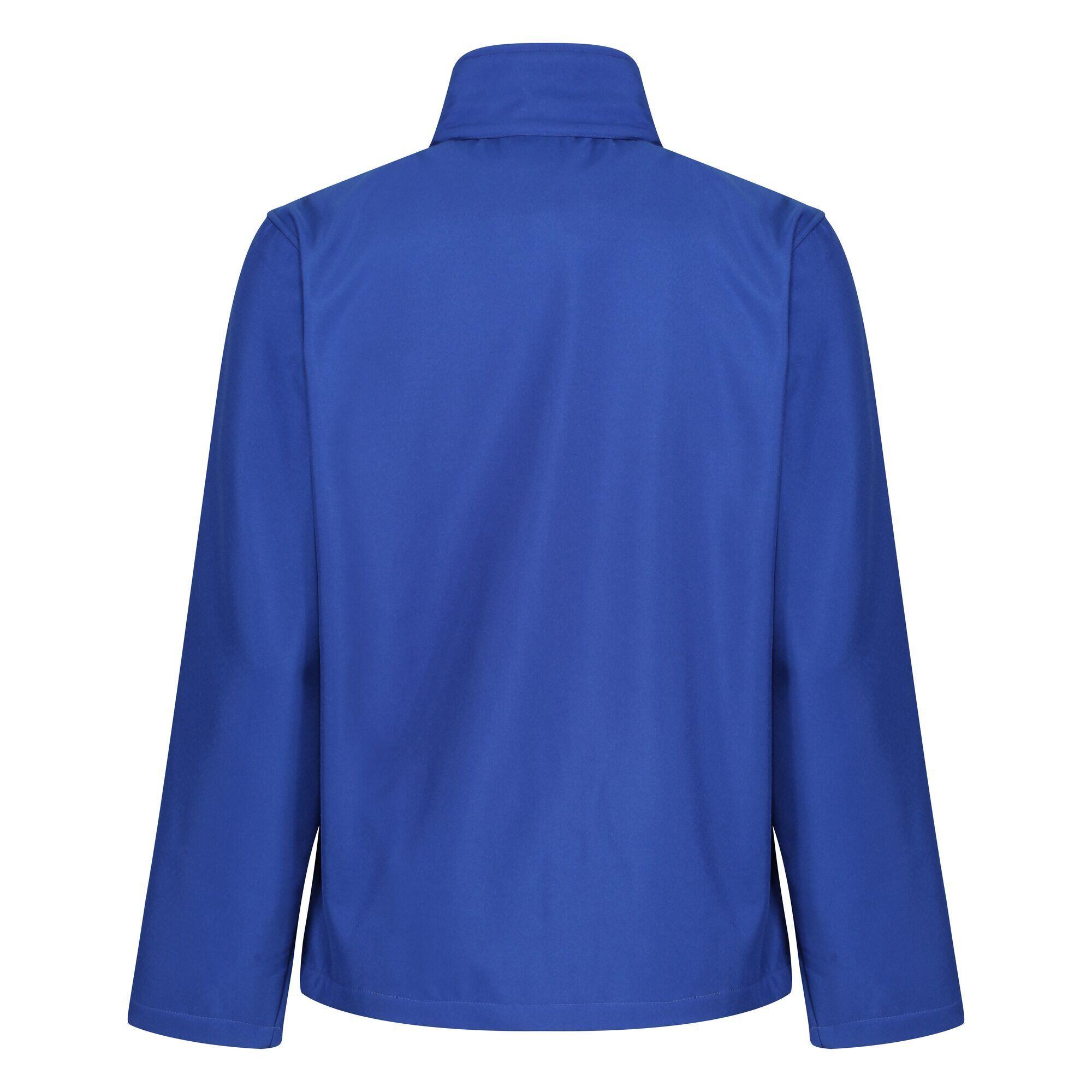 Standout Mens Ablaze Printable Soft Shell Jacket (Royal Blue/Black) 2/5
