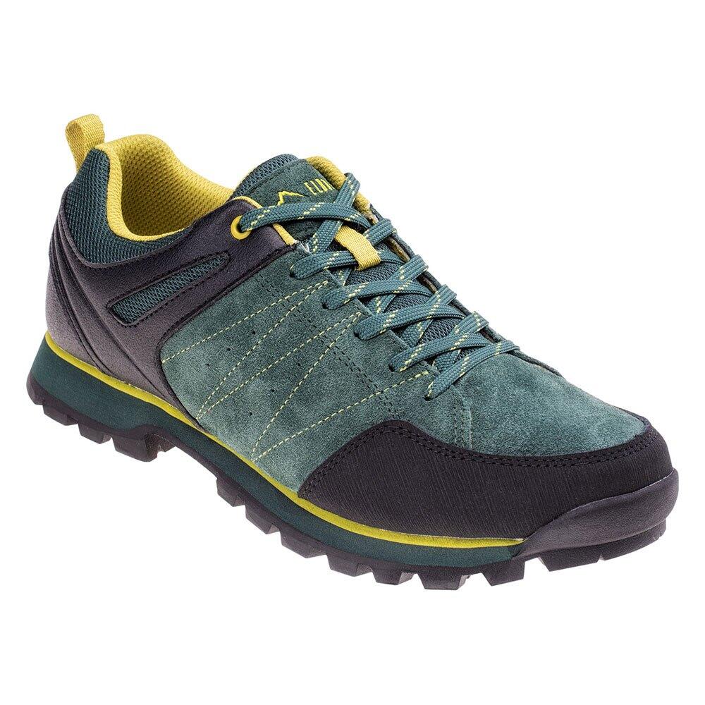 Scarpe Da Trekking Pelle Uomo Elbrus Namal Pino Fumé Citronelle 1/4