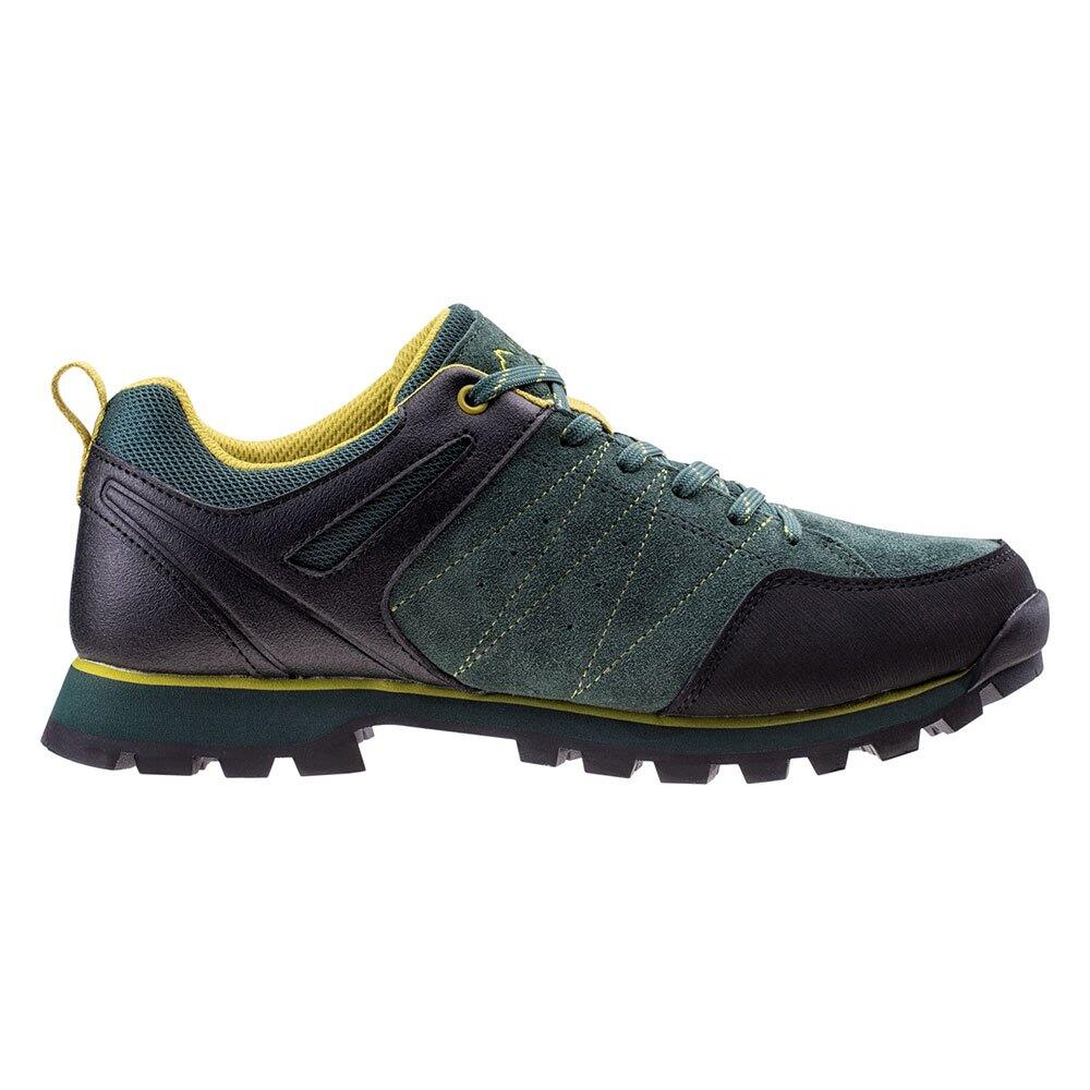 Scarpe Da Trekking Pelle Uomo Elbrus Namal Pino Fumé Citronelle 3/4