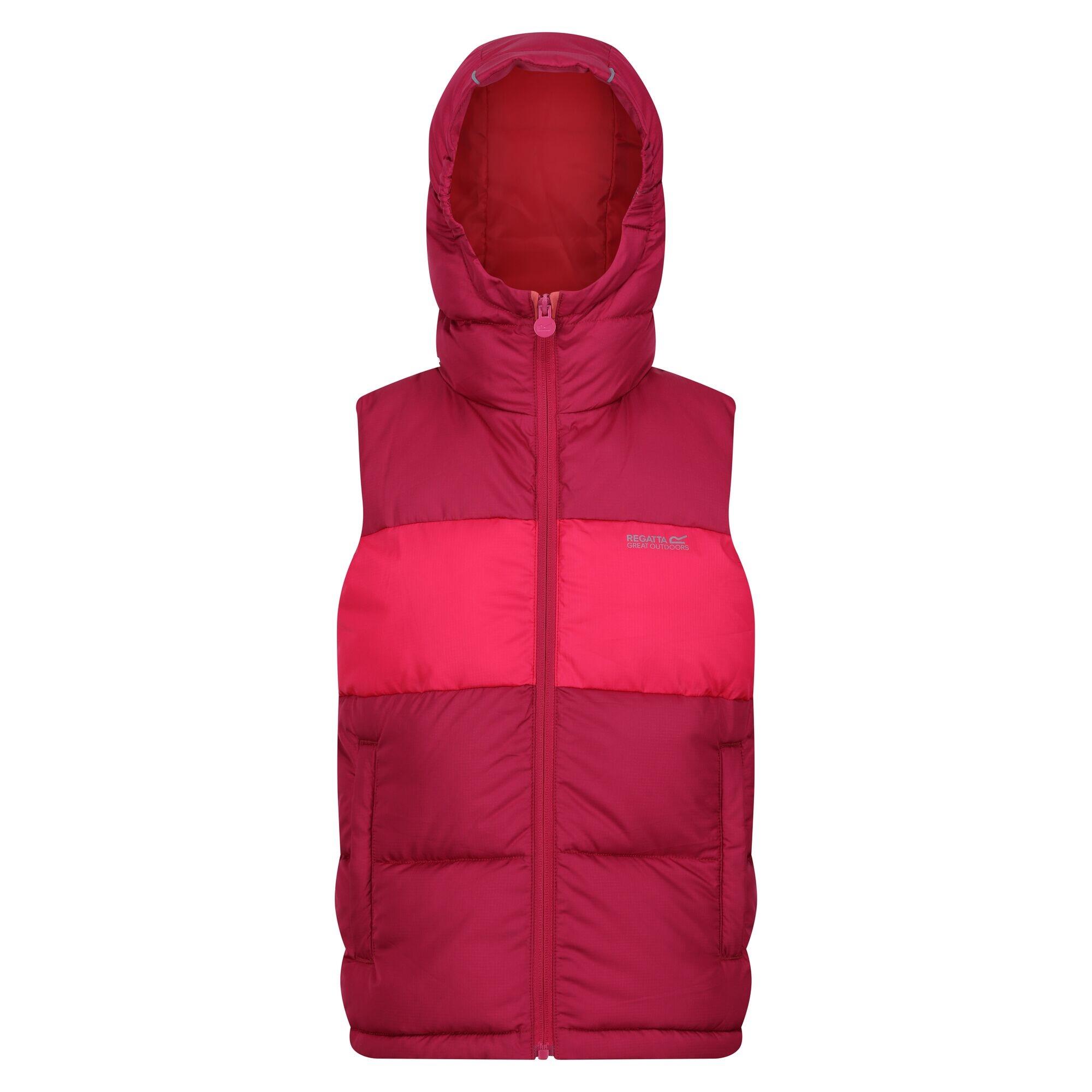 REGATTA Childrens/Kids Lofthouse Heavyweight Body Warmer (Berry Pink/Pink Potion)