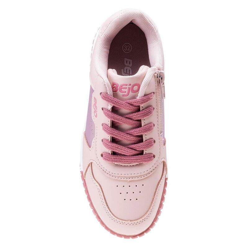 Meisjes Bates Trainers (Geel Mauve/Paal Mauve)