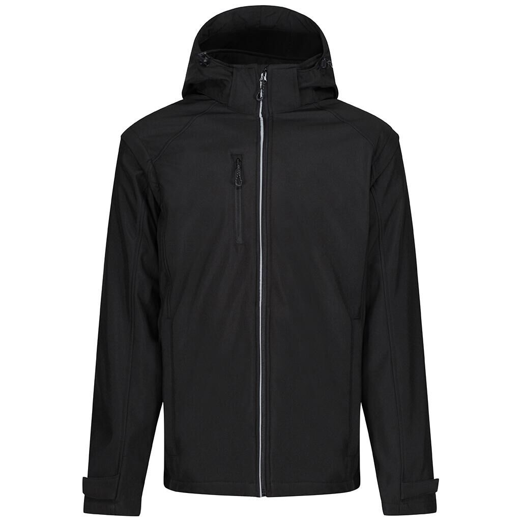 REGATTA Mens Erasmus 4 In 1 Soft Shell Jacket (Black)