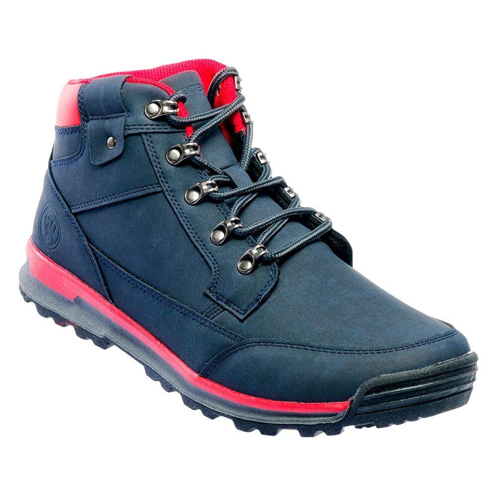 Iguana - Bottines De Marche Severo Homme (bleu Marine / Rouge) - Boots - Bleu|rouge - 46 - Decathlon