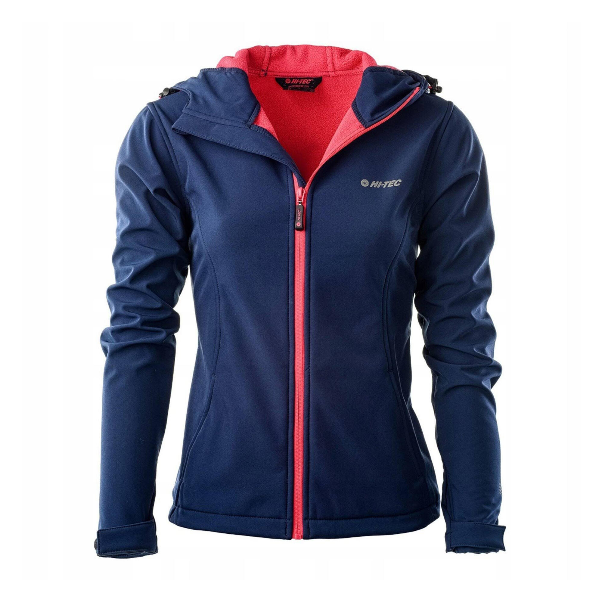 Giacca Donna Hi-Tec Caria II Blu Navy Rosa Acceso 4/4