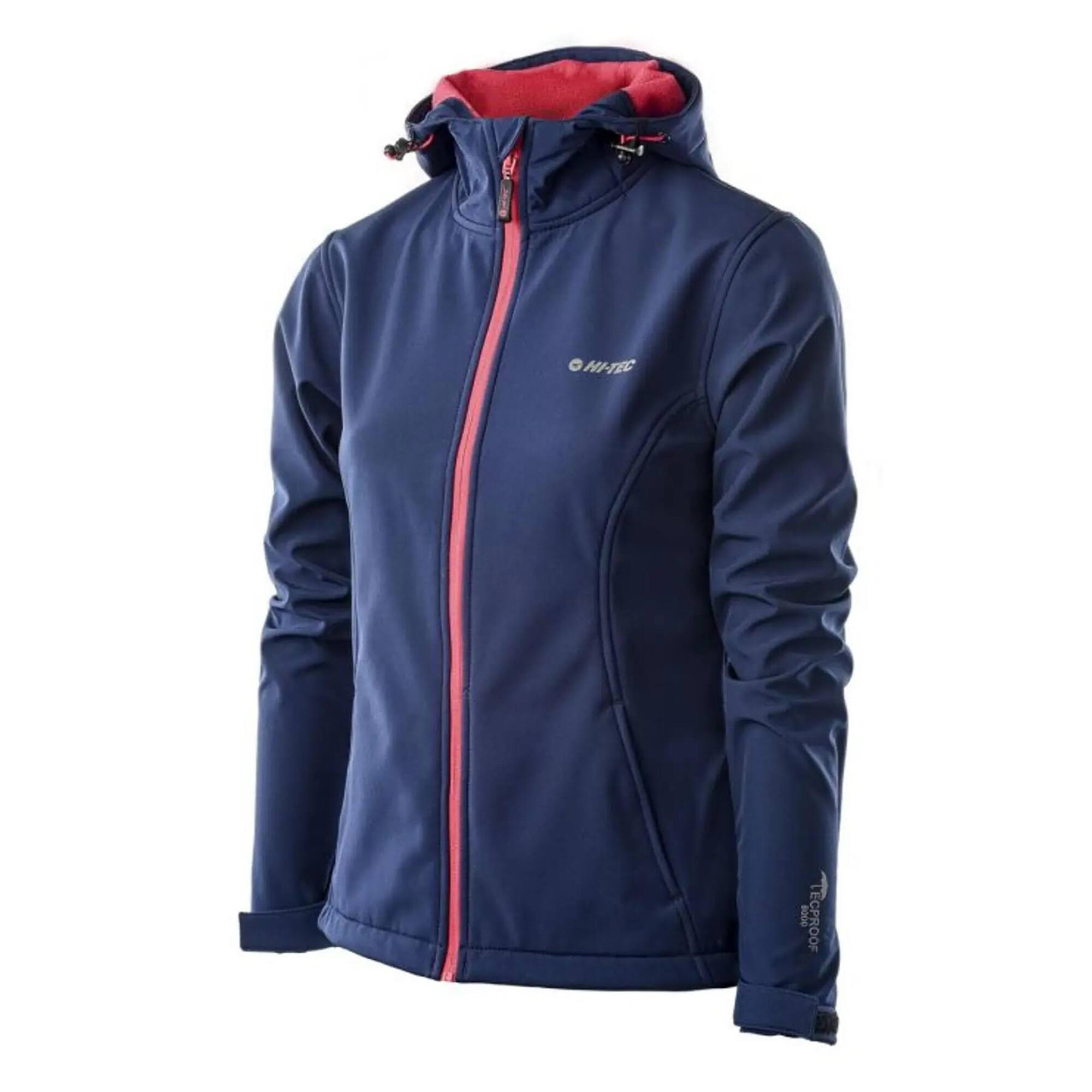 Giacca Donna Hi-Tec Caria II Blu Navy Rosa Acceso 3/4
