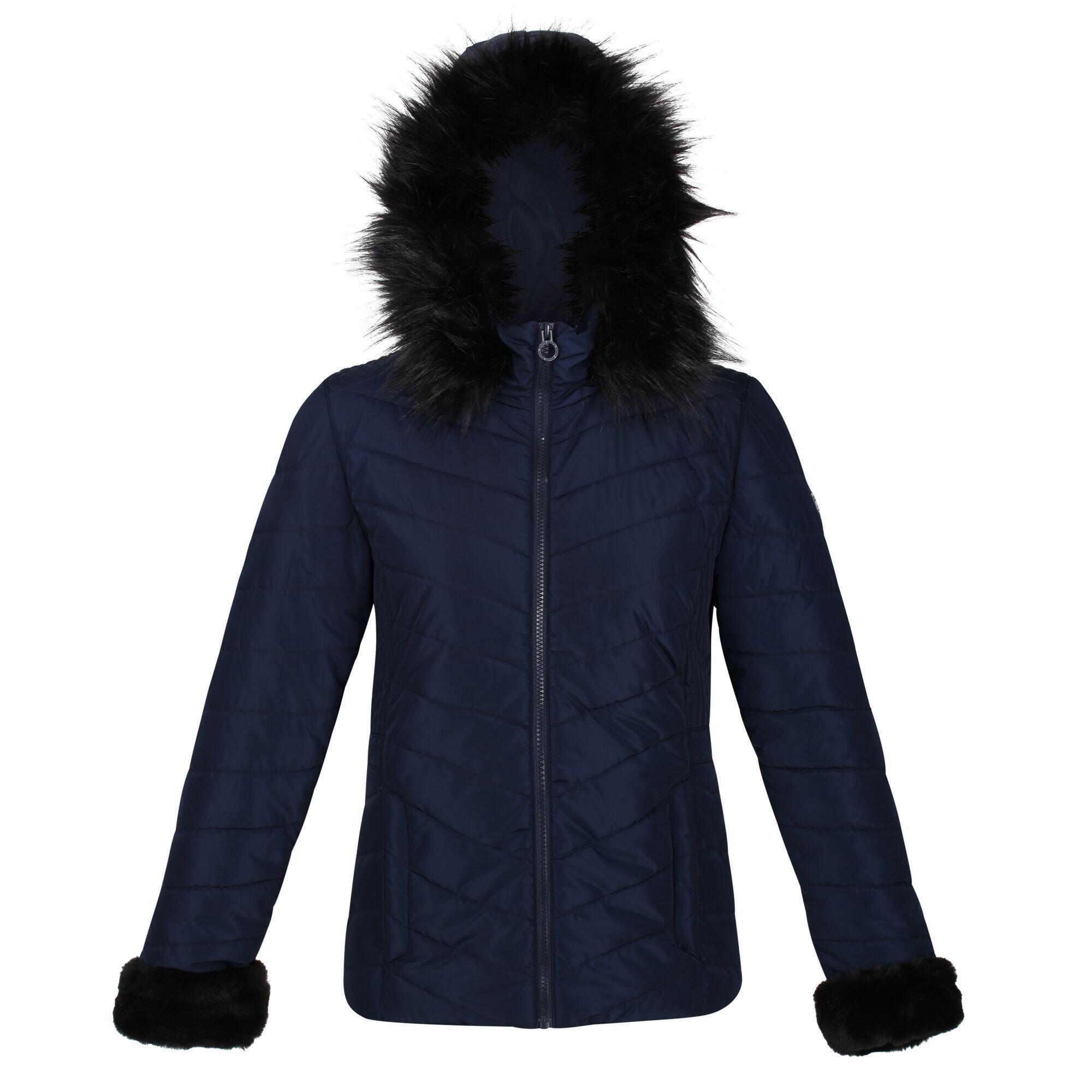 Womens/Ladies Winslow Rochelle Humes Padded Jacket (Navy) 1/5