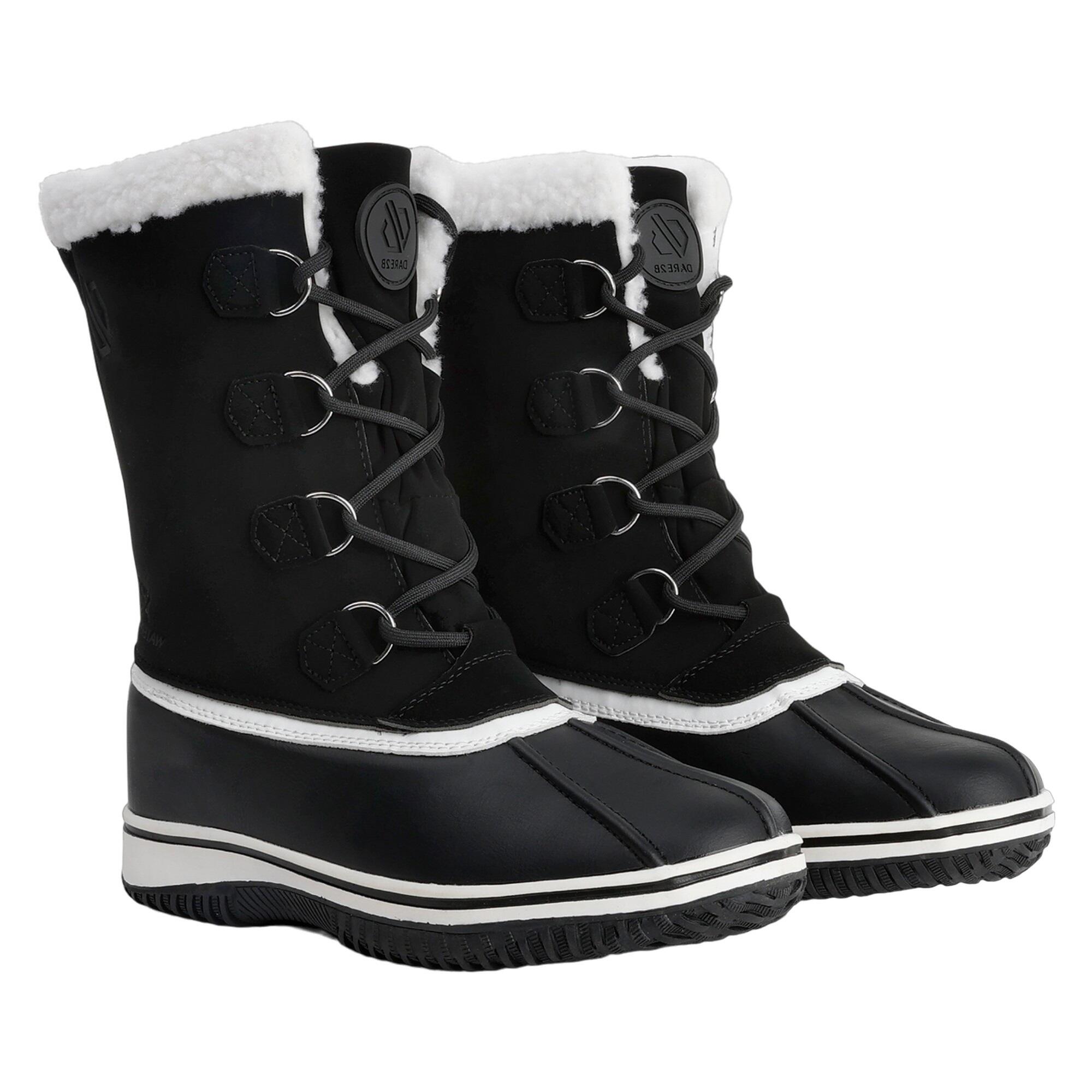 Womens/Ladies Northstar Snow Boots (Black/White) 1/5