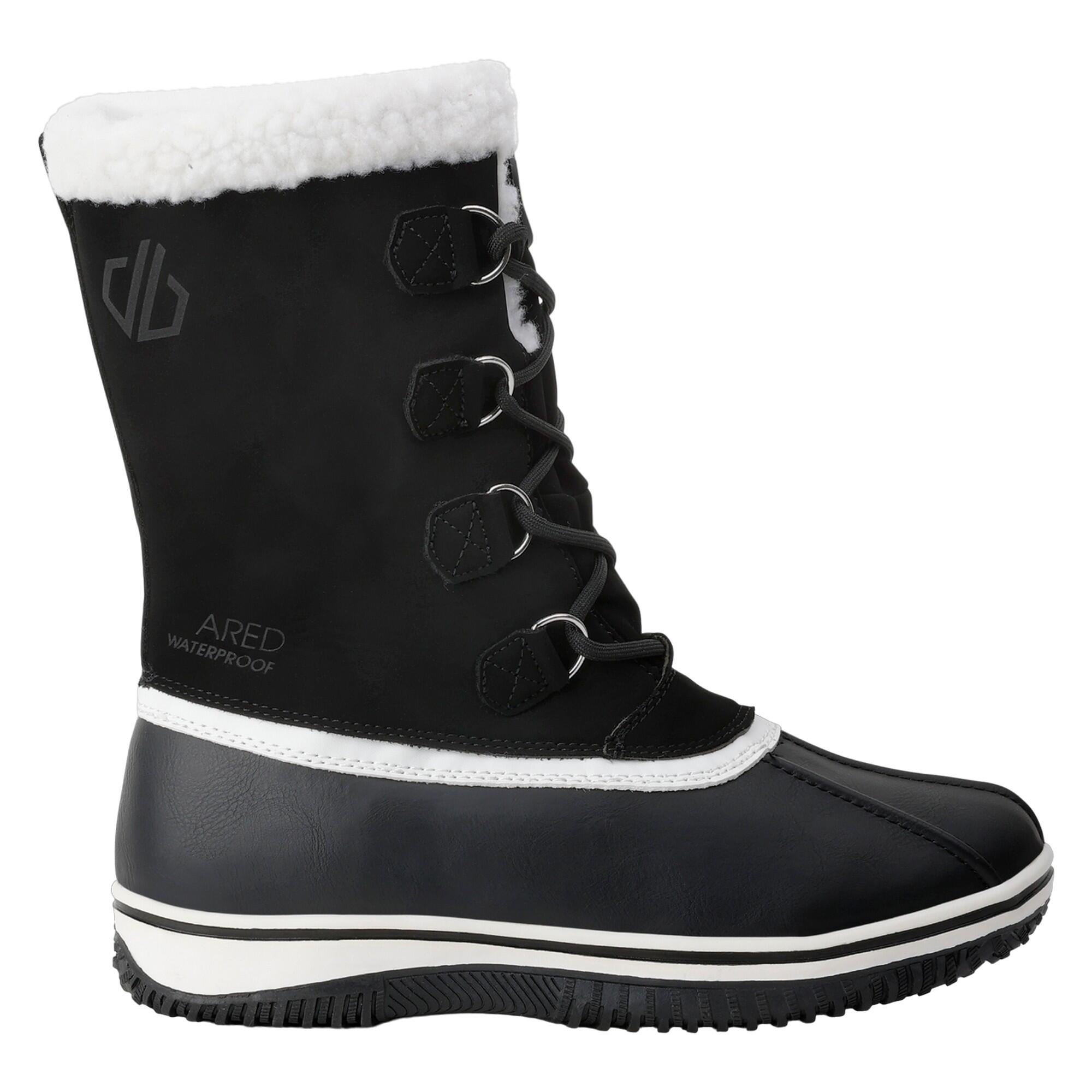 Womens/Ladies Northstar Snow Boots (Black/White) 3/5