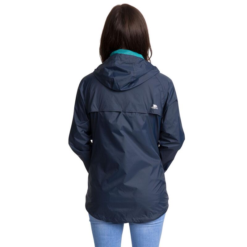 Qikpac Regenjacke, wasserdicht, verstaubar Damen Marineblau