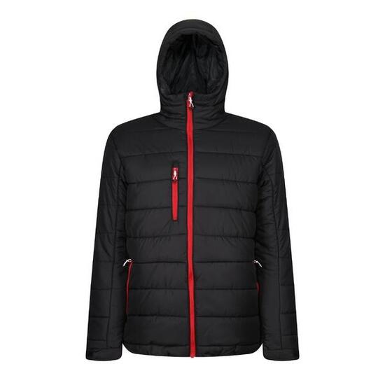Veste Matelassée Homme (Noir / Rouge Classique)