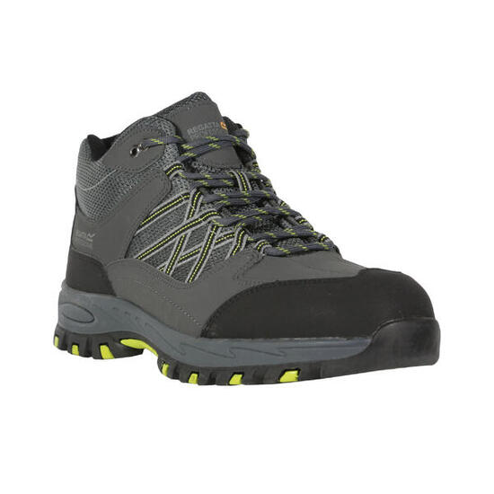 Chaussures De Sécurité Homme (Gris / Vert Clair)