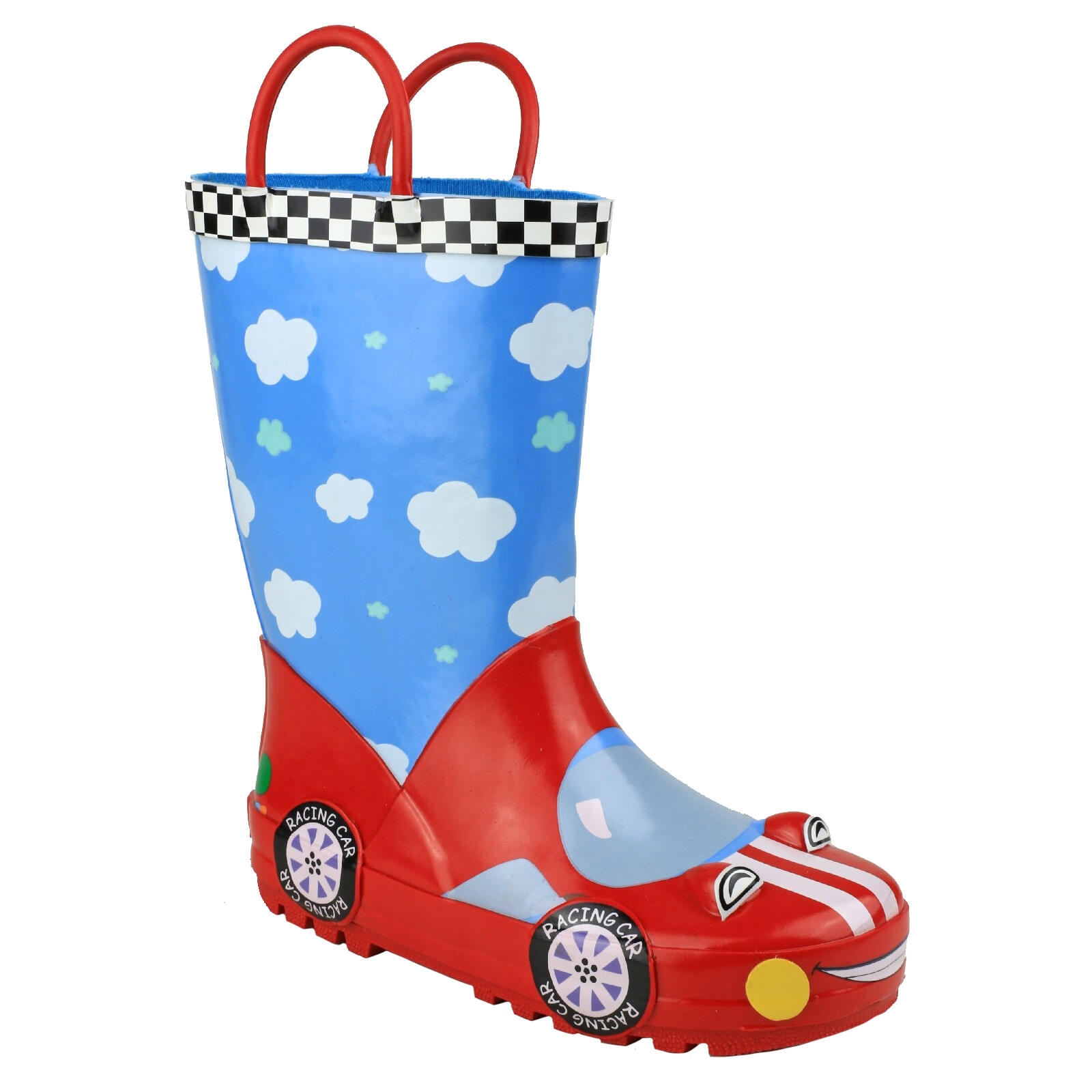 Boys' rubber boots (blue / red)