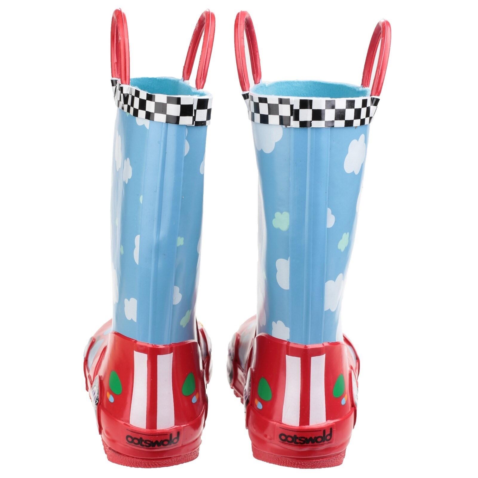 Boys' rubber boots (blue / red)