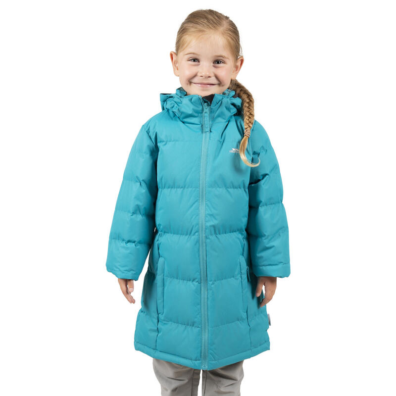 Meisjes Tiffy Gewatteerde Jas (Turquoise)