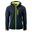 Giacca Soft Shell Uomo Elbrus Iver Nero Verde Giallo