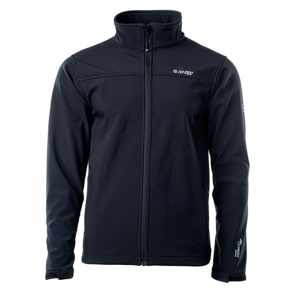 HI-TEC Heren Lingen Soft Shell Jas (Zwart/Zwart)