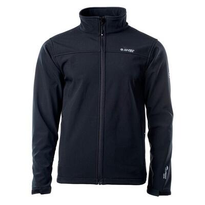 Heren lingen soft shell jas (zwart/zwart)