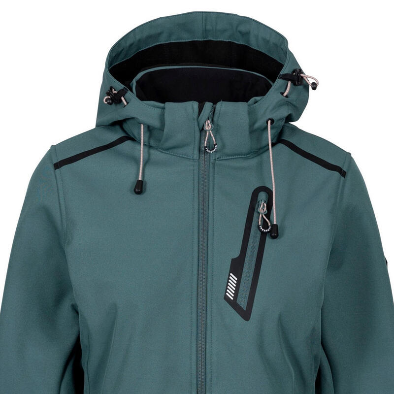 Veste softshell NEMAN Femme (Vert sombre)