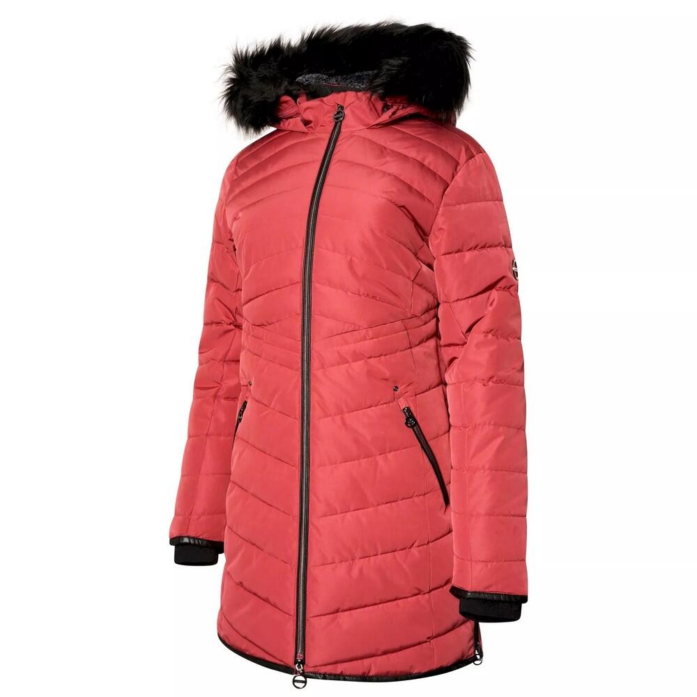 Womens/Ladies Striking III Long Length Padded Jacket (Earth Rose) 3/4