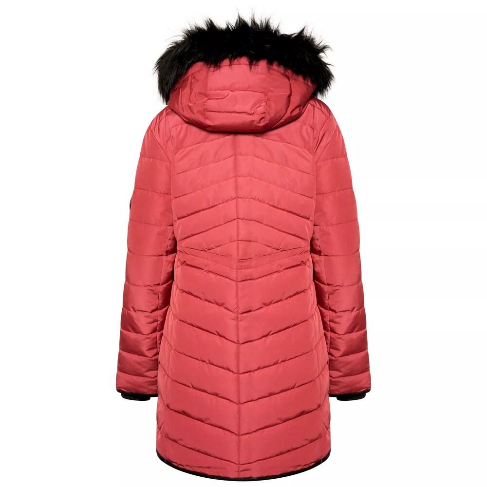 Womens/Ladies Striking III Long Length Padded Jacket (Earth Rose) 2/4