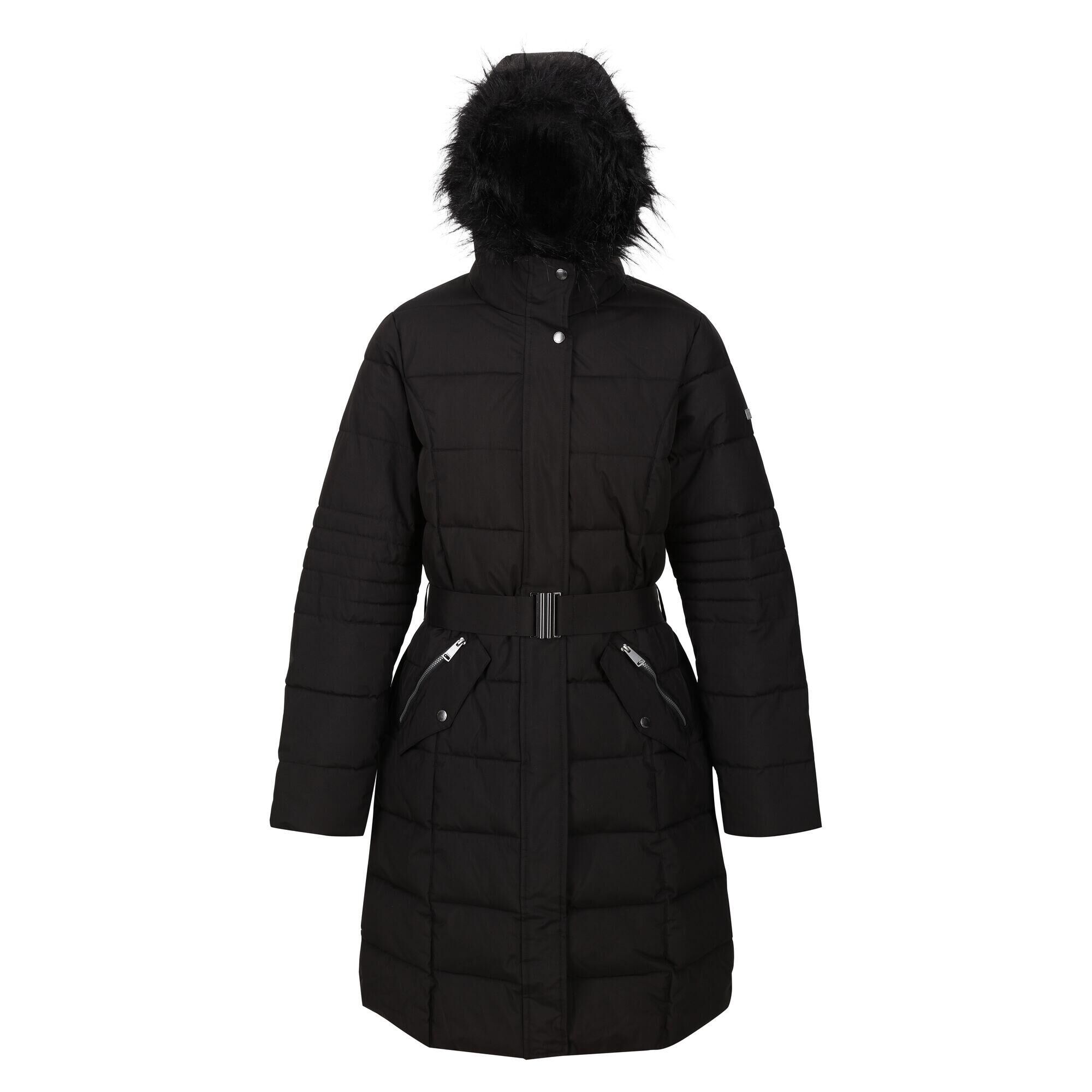 REGATTA Womens/Ladies Decima Quilted Padded Jacket (Black)