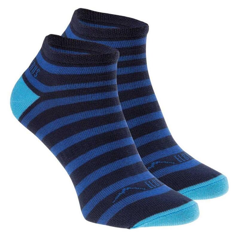 Meias Elaris Ankle Socks para homem (Conjunto de 2) Azul Marinho / Azul