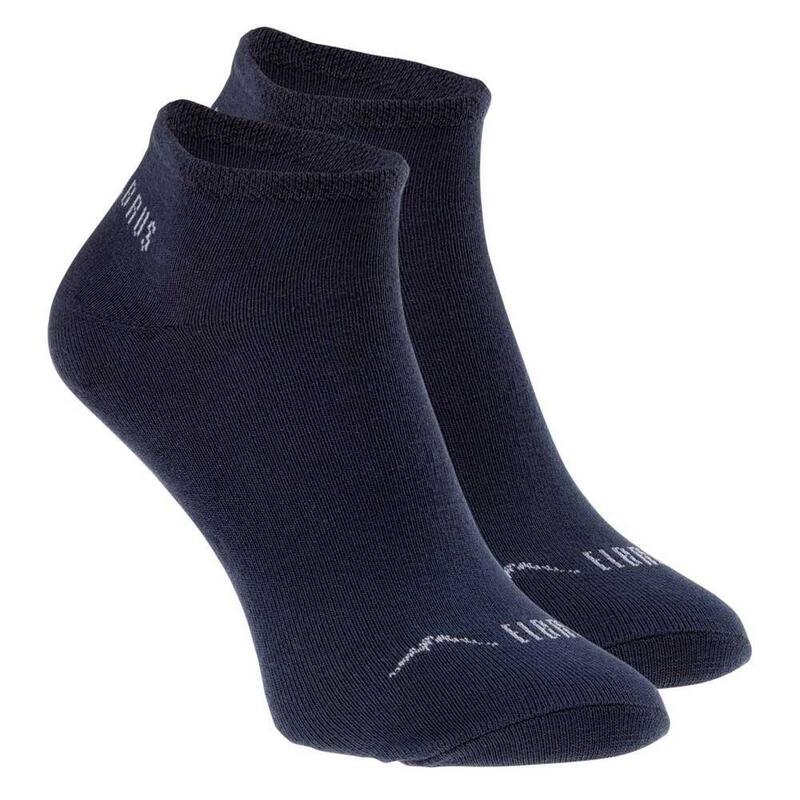 Meias Elaris Ankle Socks para homem (Conjunto de 2) Azul Marinho / Azul