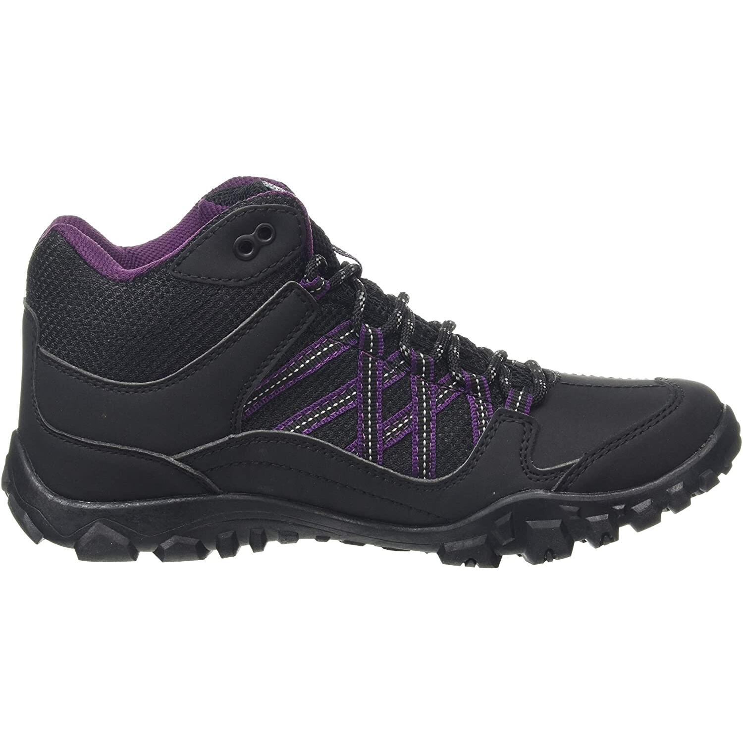 Womens/Ladies Edgepoint Waterproof Walking Boots (Black/Prune) 3/5