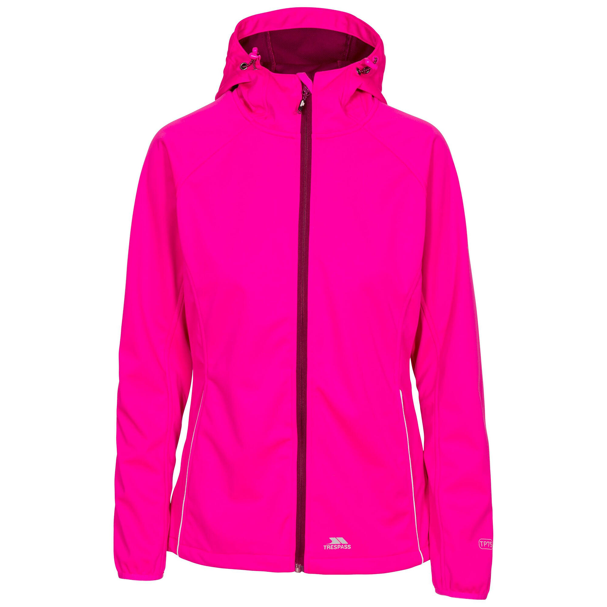 TRESPASS Womens/Ladies Sisely Waterpoof Softshell Jacket (Pink Glow)