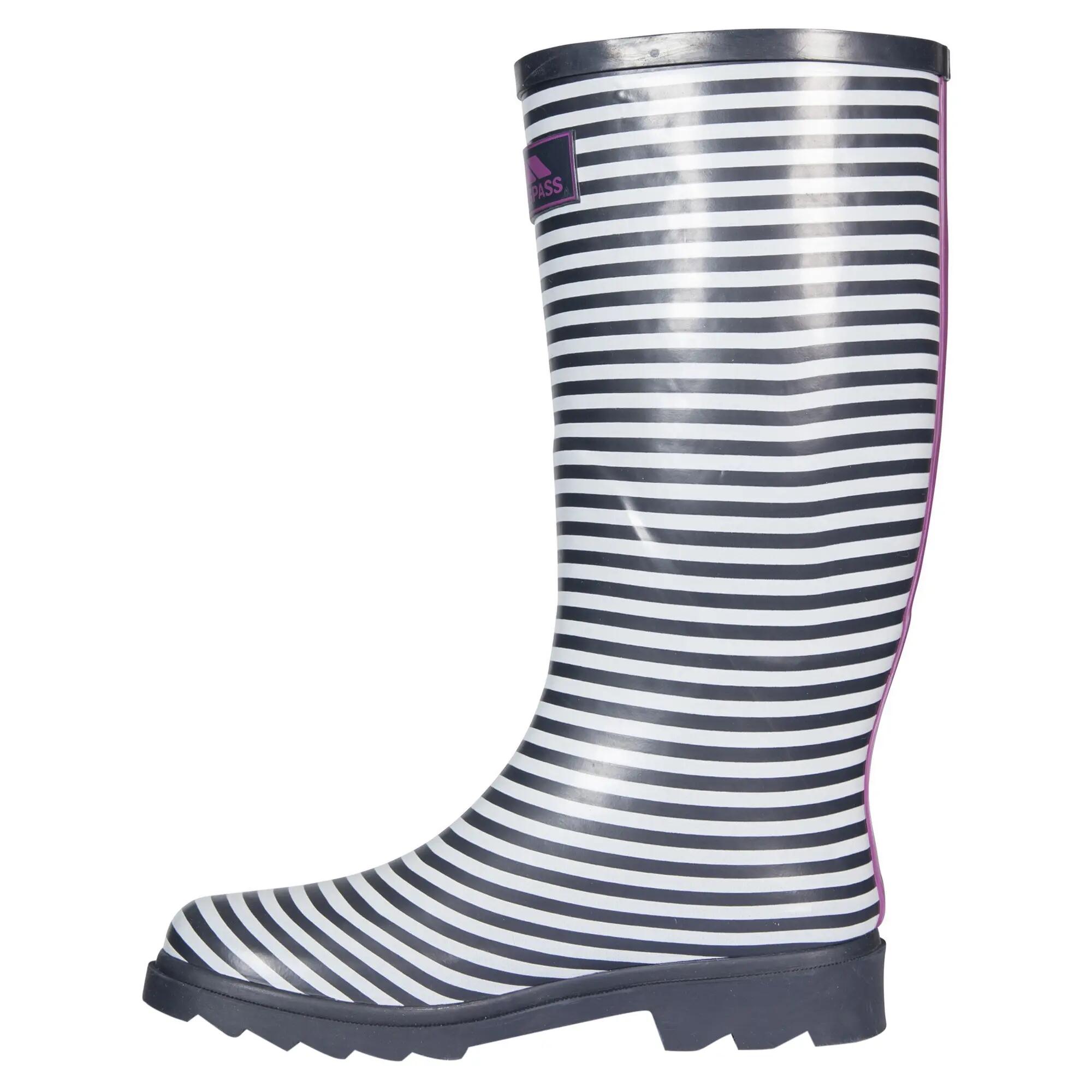 Bottes De Pluie SAMIRA Femme (Bleu Marine/blanc) 3/5