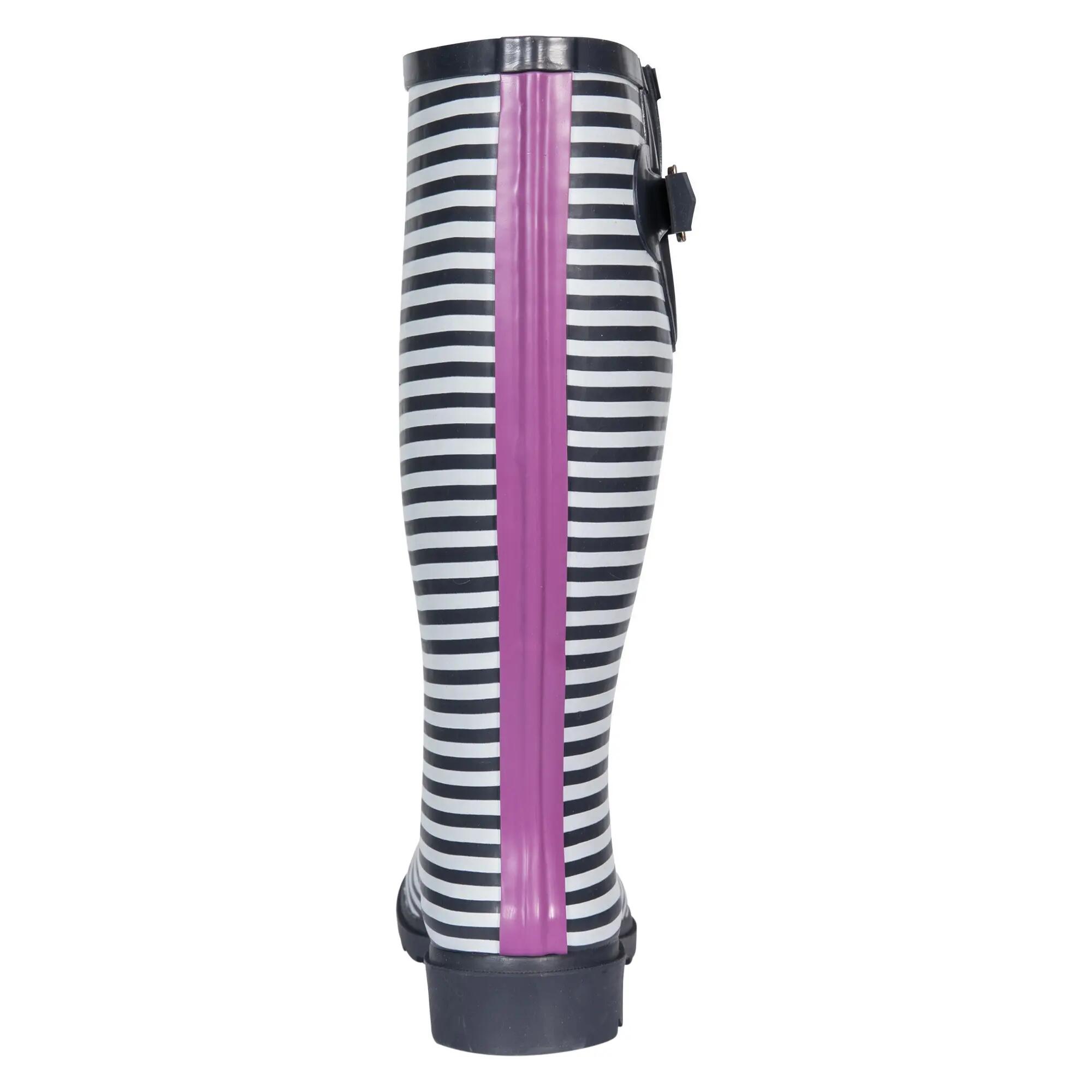 Bottes De Pluie SAMIRA Femme (Bleu Marine/blanc) 2/5