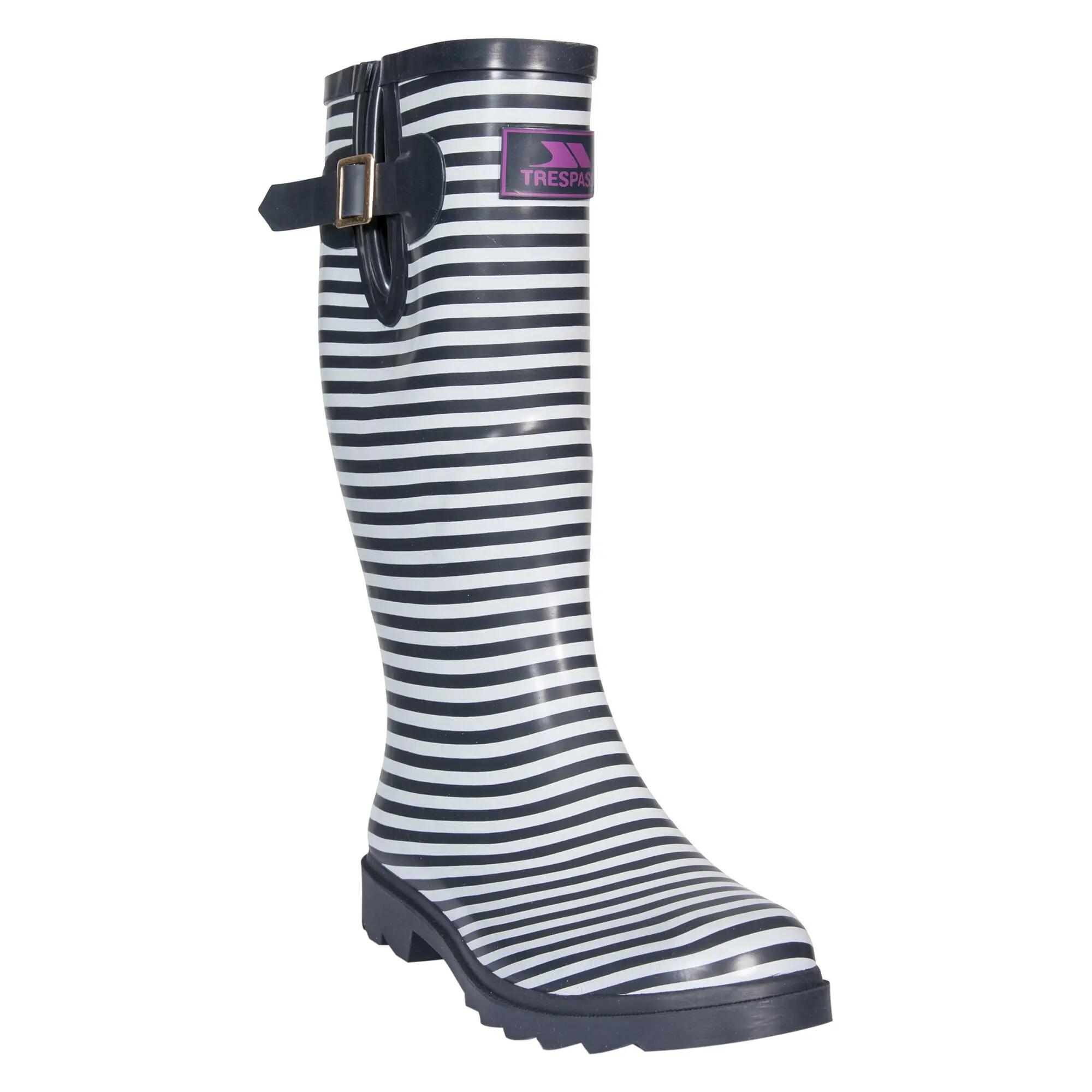 Bottes De Pluie SAMIRA Femme (Bleu Marine/blanc) 4/5