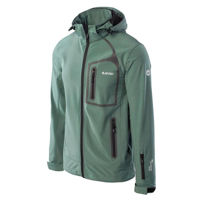 Heren Nils Soft Shell Jas (Donker bos)