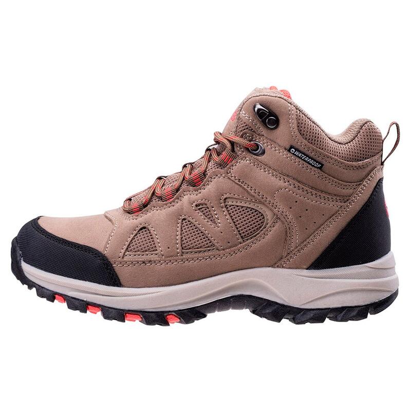 Zapato de Impermeable Lamite con Cordones, Presilla para Mujer Esmog, Arena,