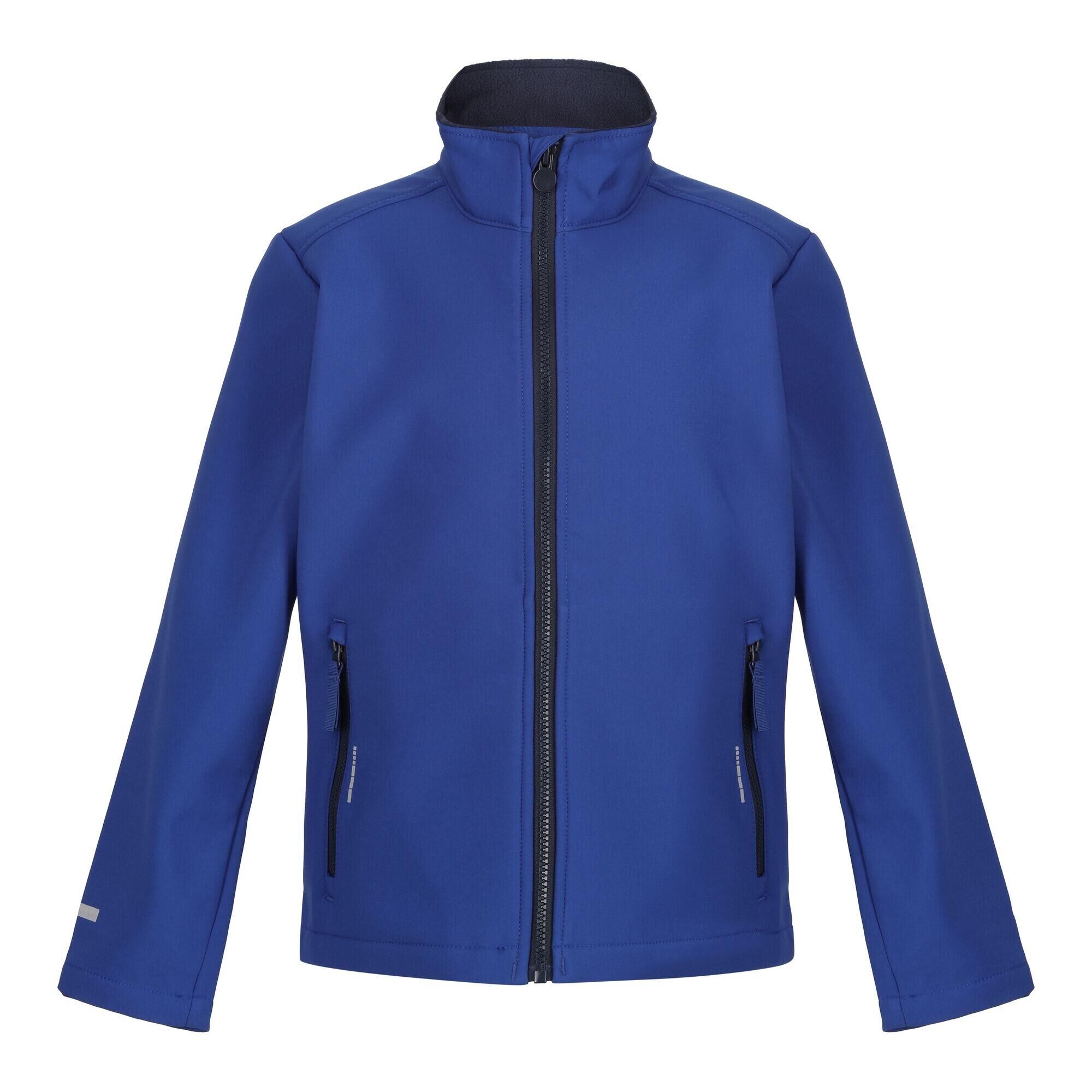 REGATTA Childrens/Kids Ablaze 2 Layer Soft Shell Jacket (New Royal/Navy)