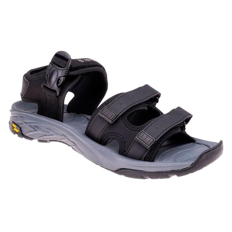 Heren Menfi Logo sandalen (Zwart)